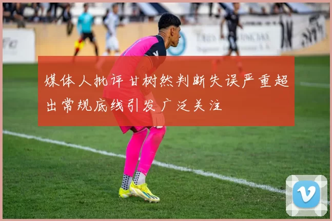 媒体人批评甘树然判断失误严重超出常规底线引发广泛关注